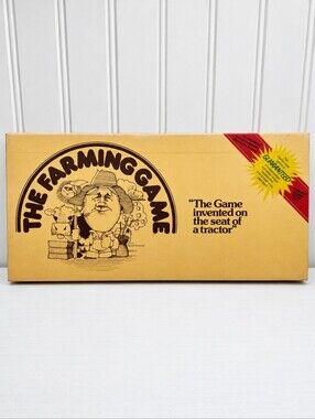 Vintage The Farming Game By Weekend Farmer Board Game Educational